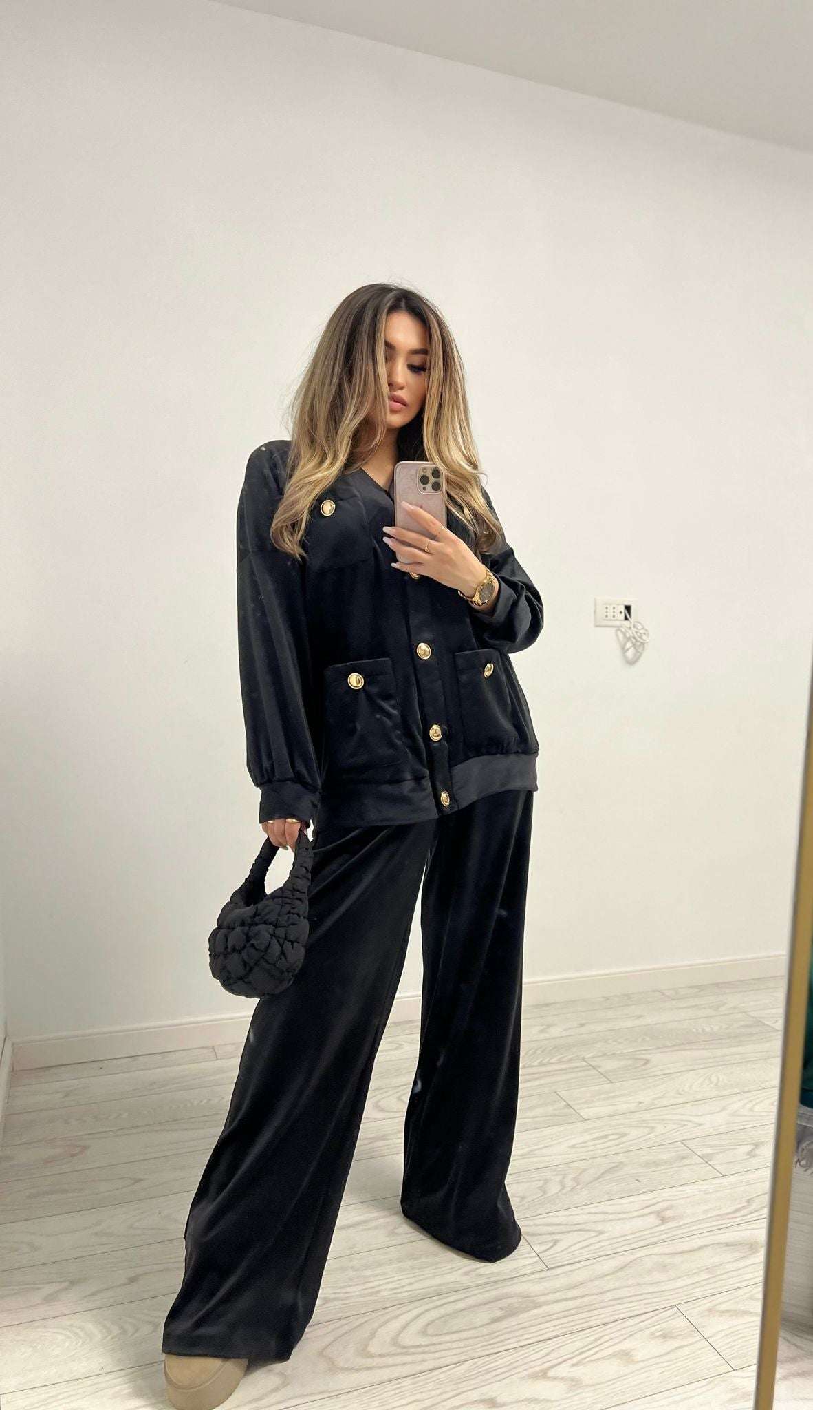 Set catifea trening celine athea.ro oversize larg elegant