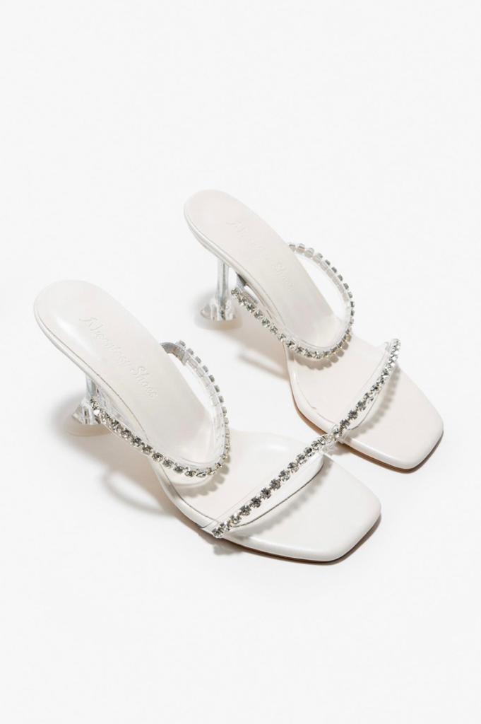 Sandale Papuci Laila White