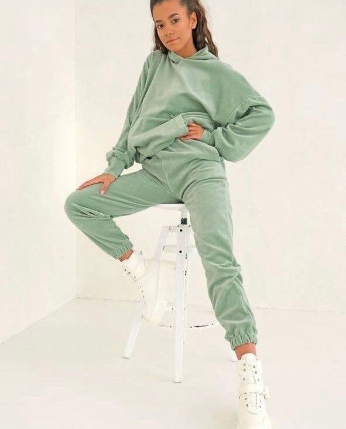 Trening din catifea Moa Kaki