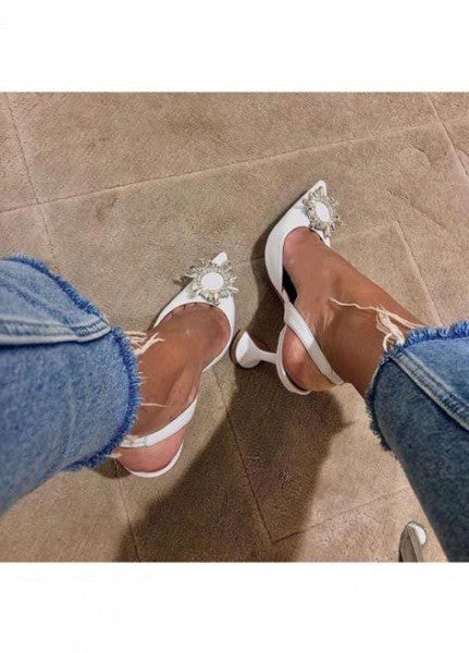 Pantofi Cindy White