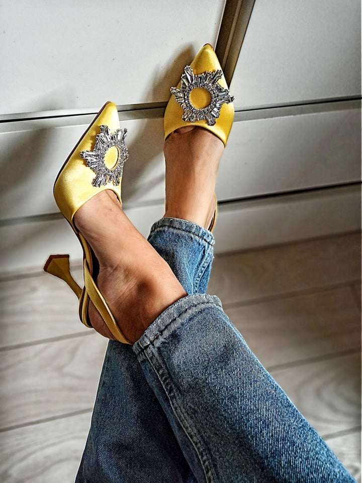 Pantofi sindy Yellow