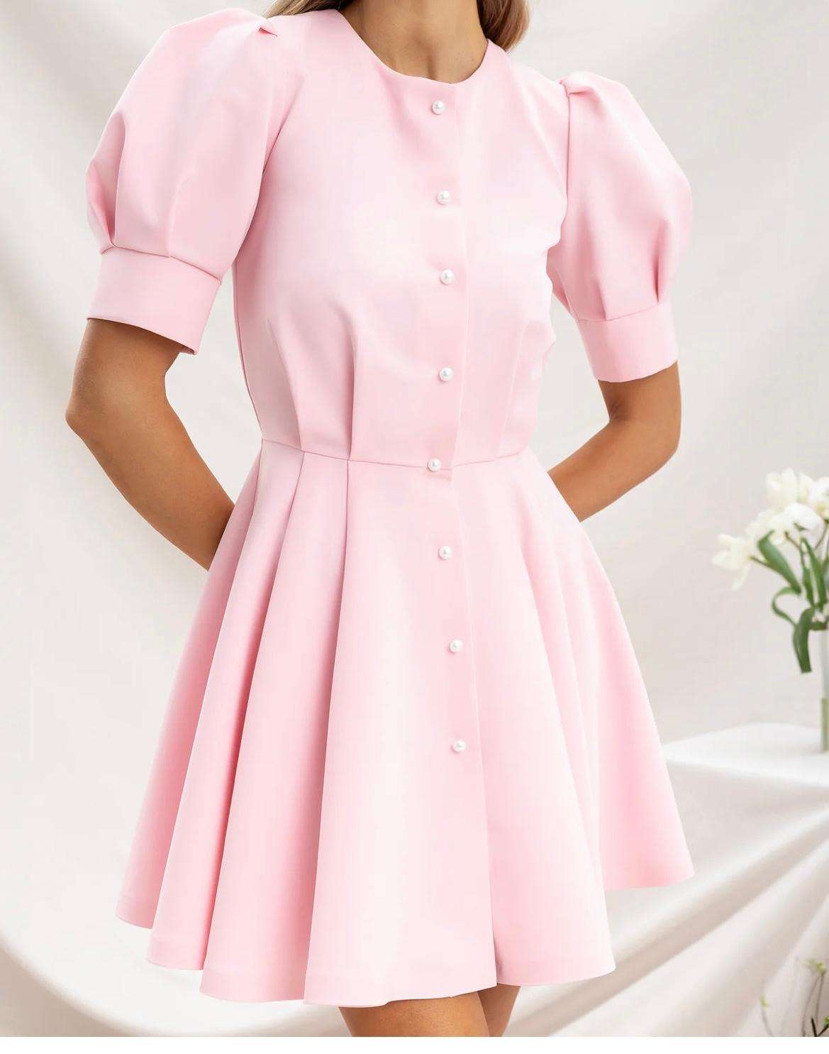 Rochie Hermosa  Scurta Pink