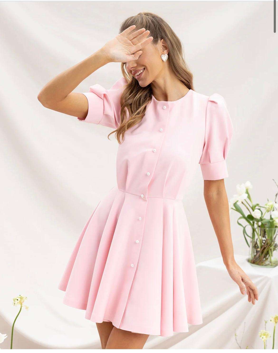 Rochie Hermosa  Scurta Pink