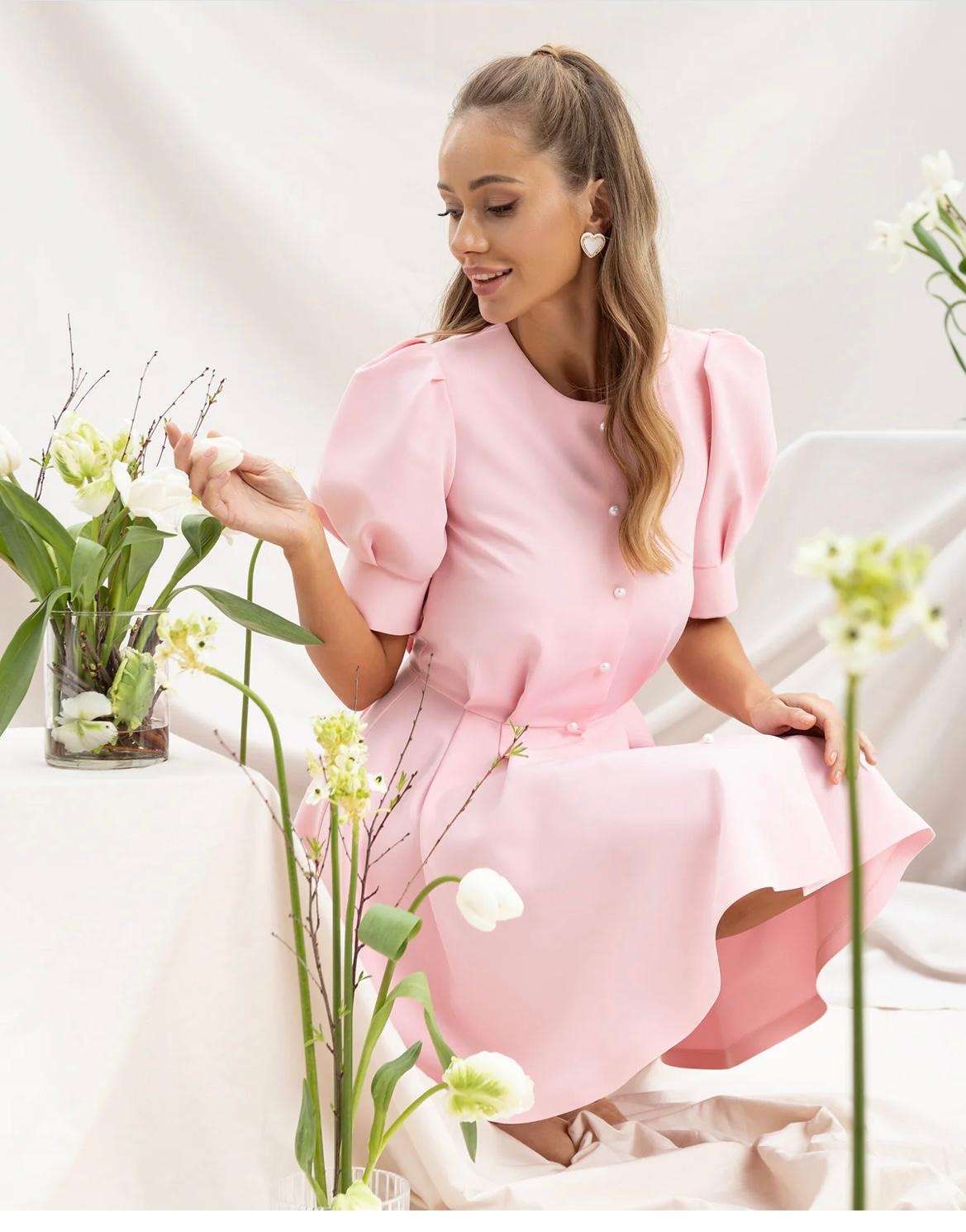 Rochie Hermosa  Scurta Pink