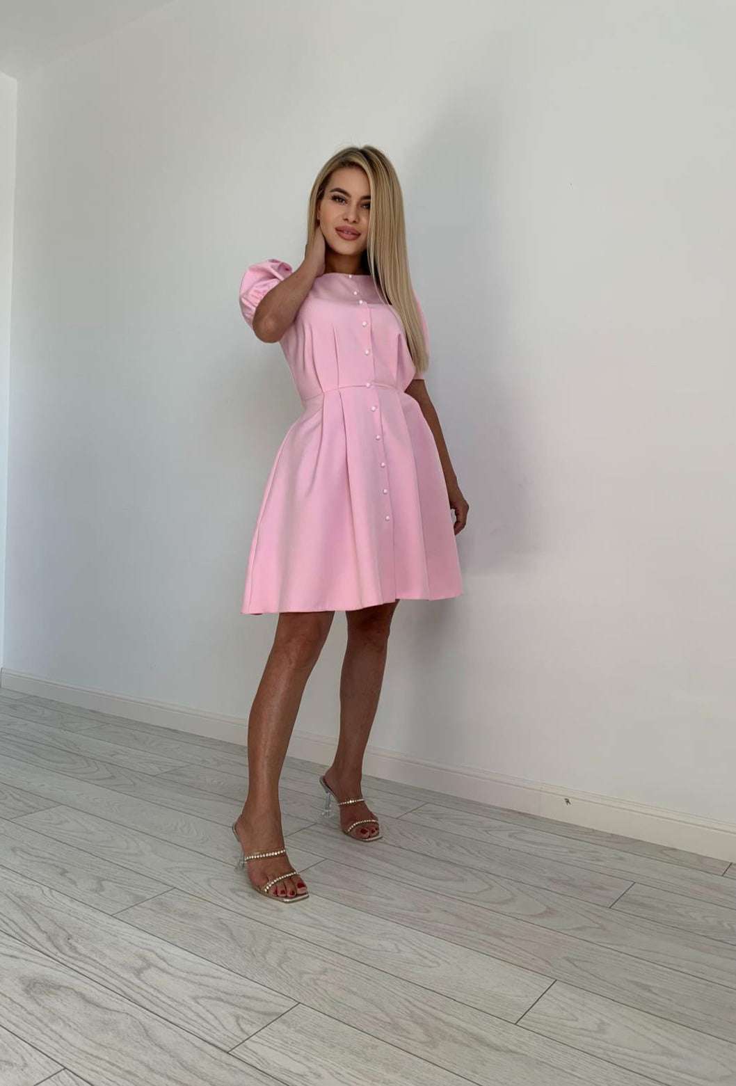 Rochie Hermosa  Scurta Pink