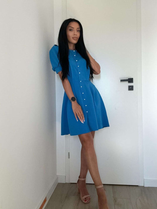 Rochie eleganta ocazie nunta botez eveniment mid size la genunchi scurta sexy