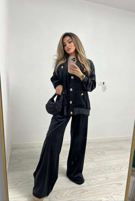 Set catifea trening celine athea.ro oversize larg elegant