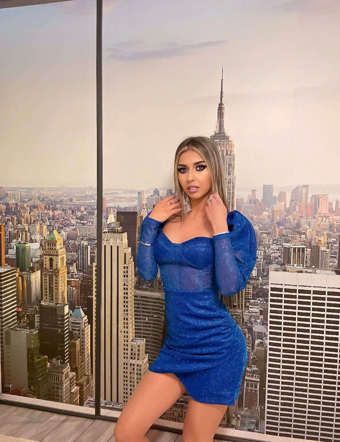 Rochie Jeny Blue