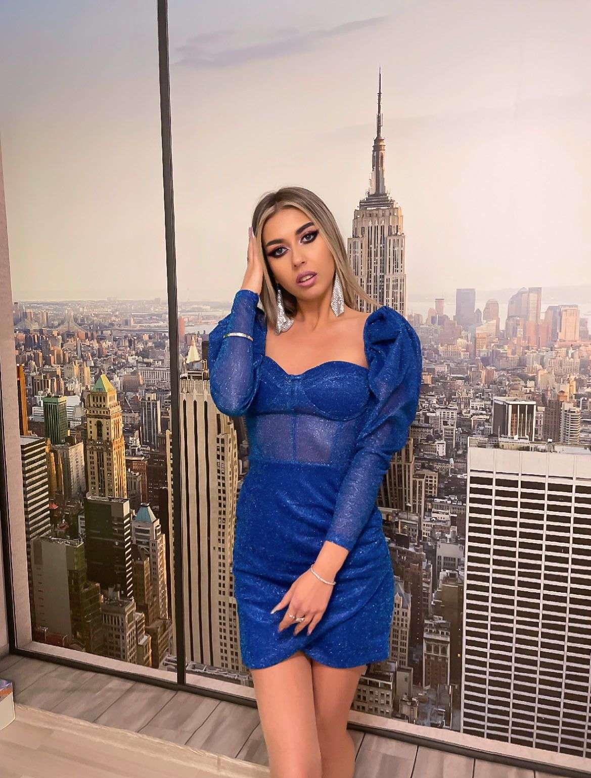 Rochie Jeny Blue