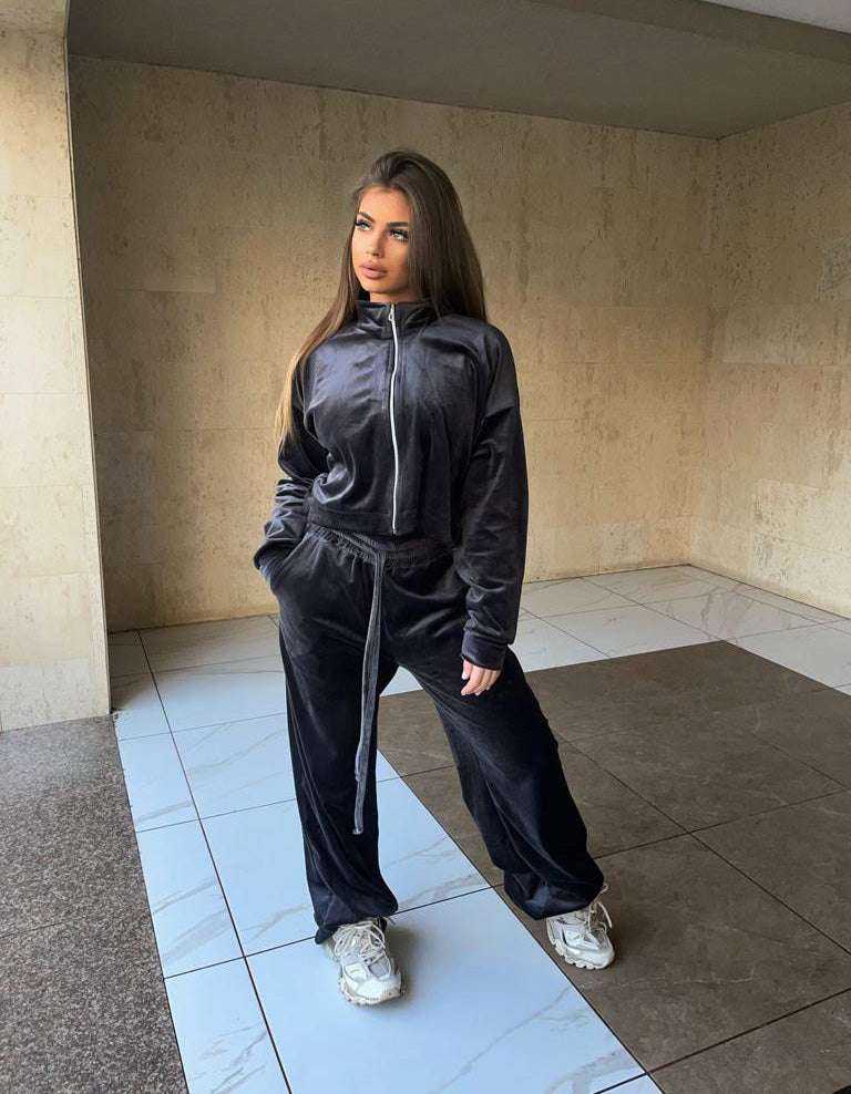 trening catifea athea lejer oversize comfortabil elegant