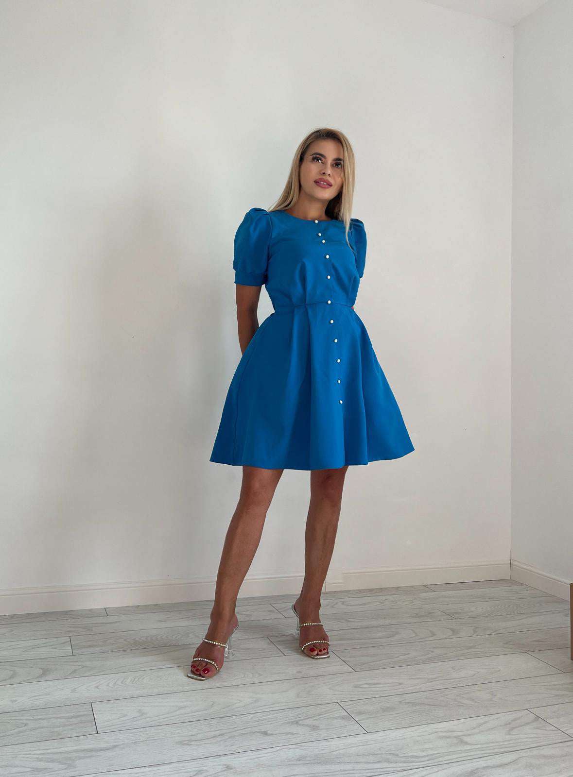 Rochie Hermosa Scurta Blue