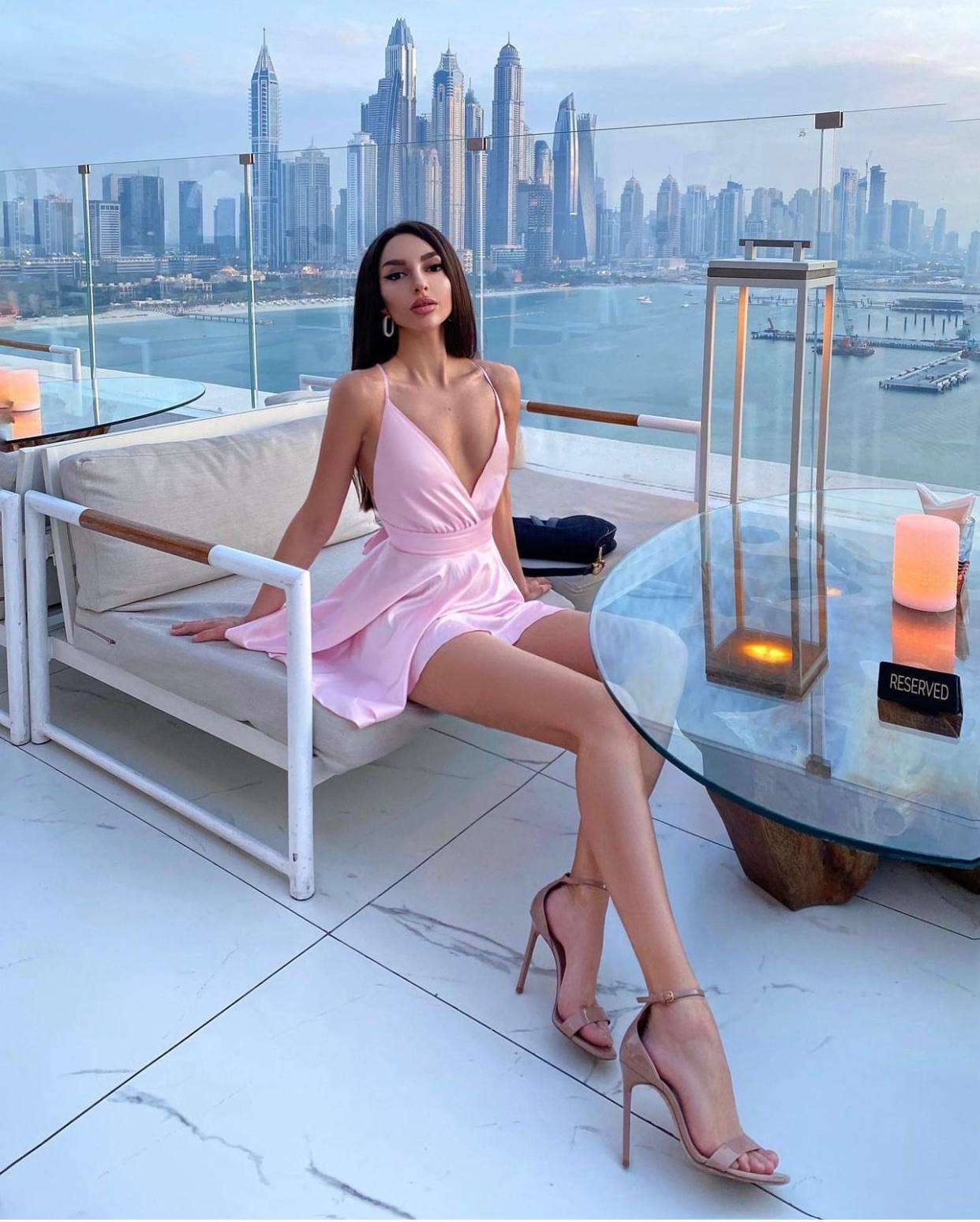 Rochie eleganta sexy scurta club petrecere ocazie eveniment pink