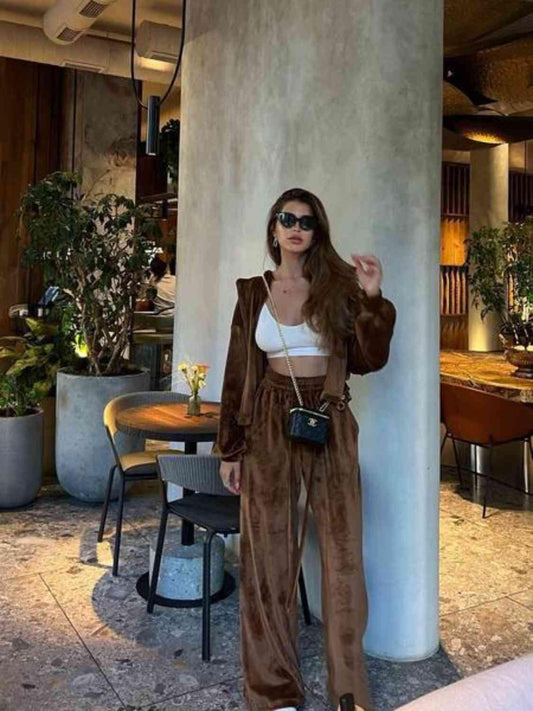Set catifea trening kim athea.ro oversize larg elegant