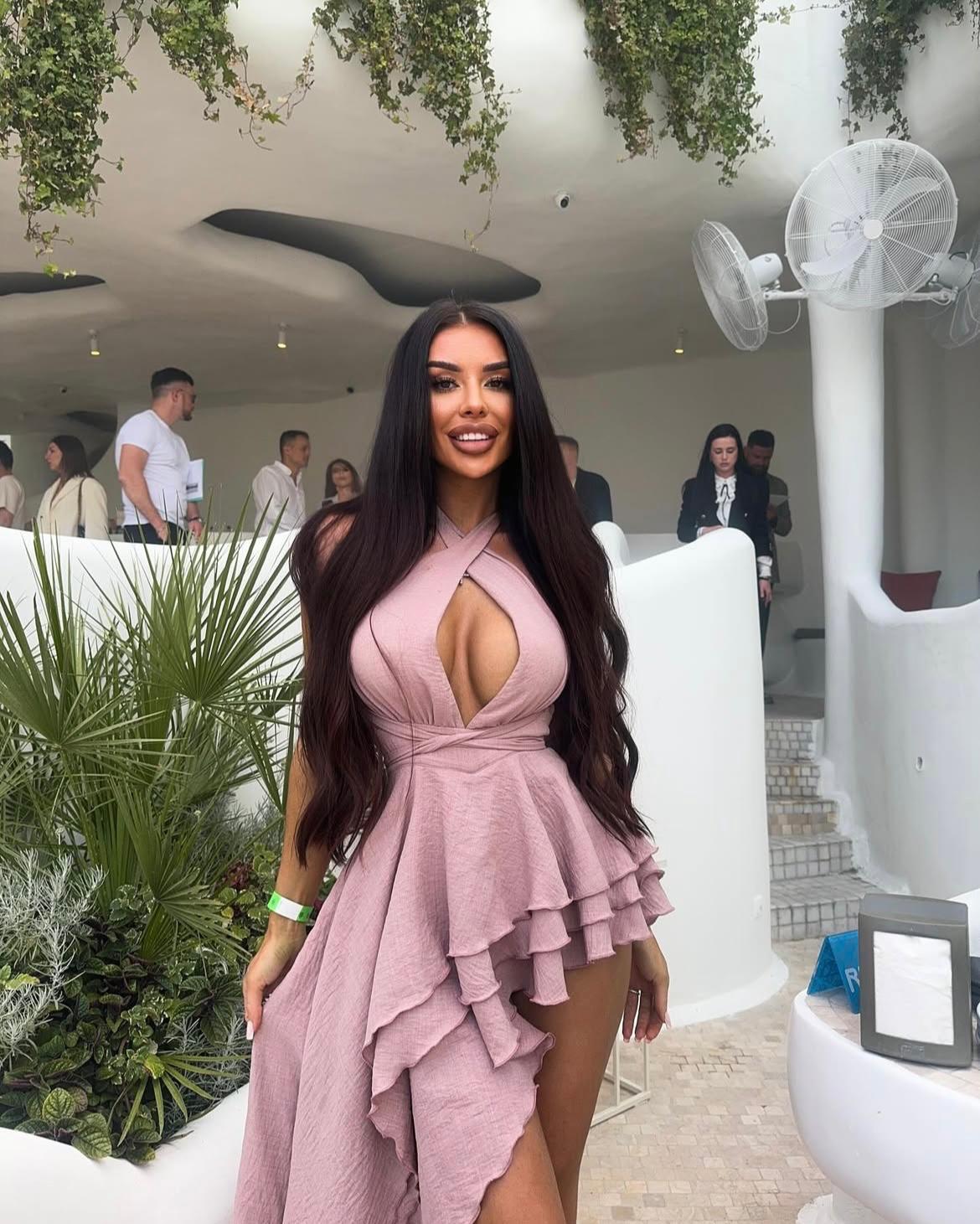 Rochie Tessa Dust Pink