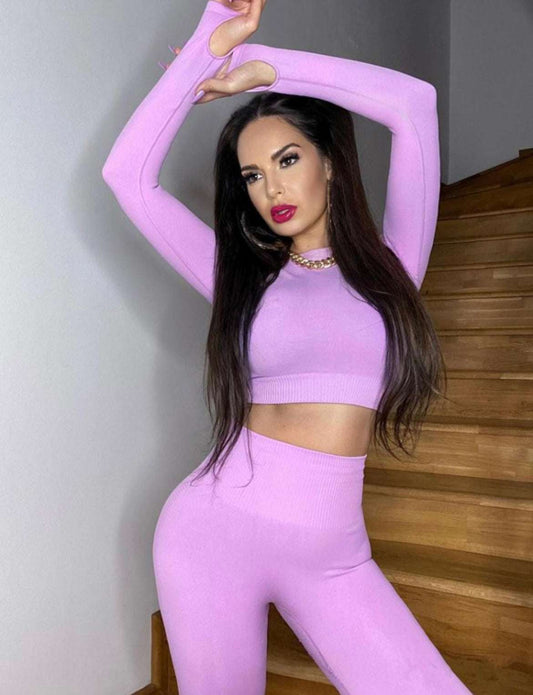 Set fitness Lilla