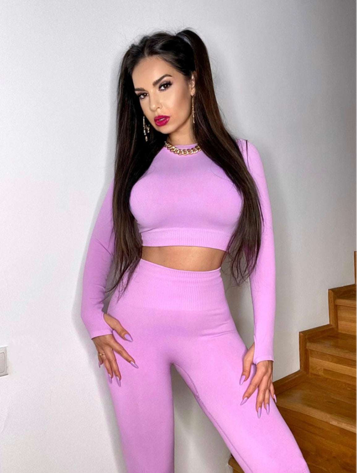 Set fitness Lilla