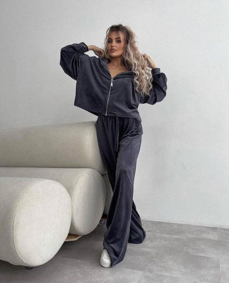 trening set catifea elegant larg oversize buticul evei ramona badescu athea ieftin Neira grey