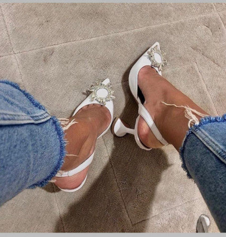 Pantofi Cindy White