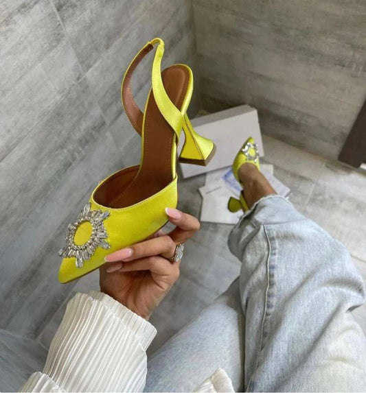 Pantofi sindy Yellow