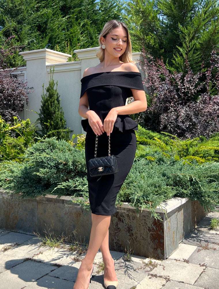Rochie Serena black neagra mulata lunga eleganta nunta cununie mireasa nasa eveniment ocazie